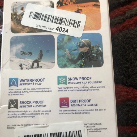 CellEver Waterproof Case for iPhone Xs/iPhone X (Black) - Picture 4 of 6